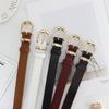 Vintage Stylish Womens Pu Belt For Summer Casual Wear With Buckles Alloy