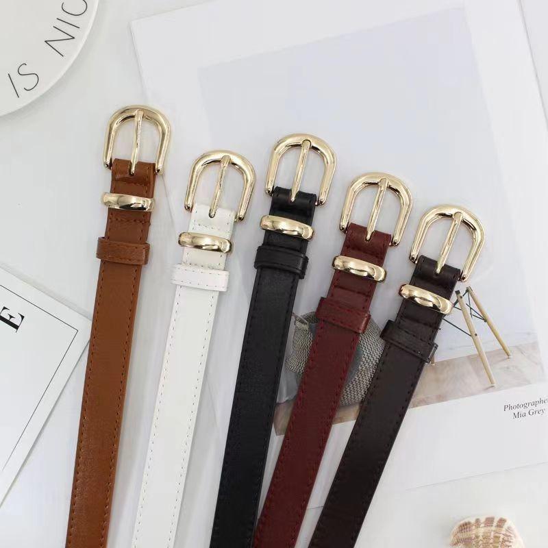 Vintage Stylish Womens Pu Belt For Summer Casual Wear With Buckles Alloy