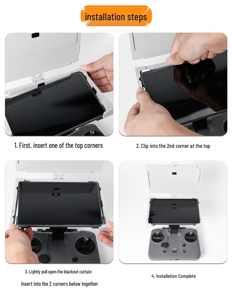 DJI Mavic 4 Pro RC Pro 2 Sun Hood for Remote Controller and Screen Drone Accessories