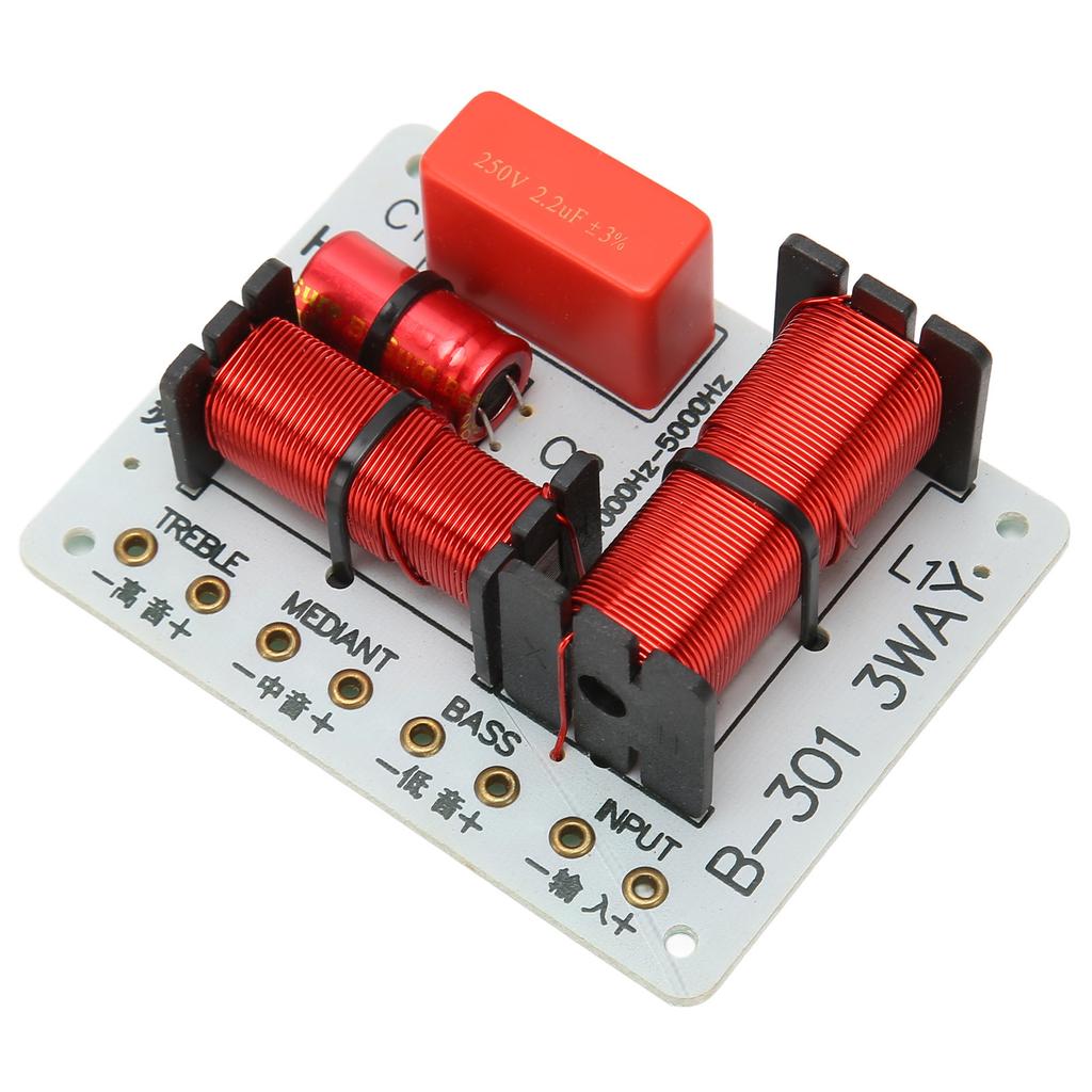 Speaker Frequency Divider Module Treble Bass HiFi 3 Way o Crossover Filter Distributor Board