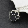 Unique Necklace Chain Necklace Pet Theme Jewelry Dog Claw Pendant Necklace Alloy Texture Neck Jewelry for Daily Party
