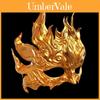 Chinese Cultural Mask With Mythic Beast Kirin For Halloween Party Costumes