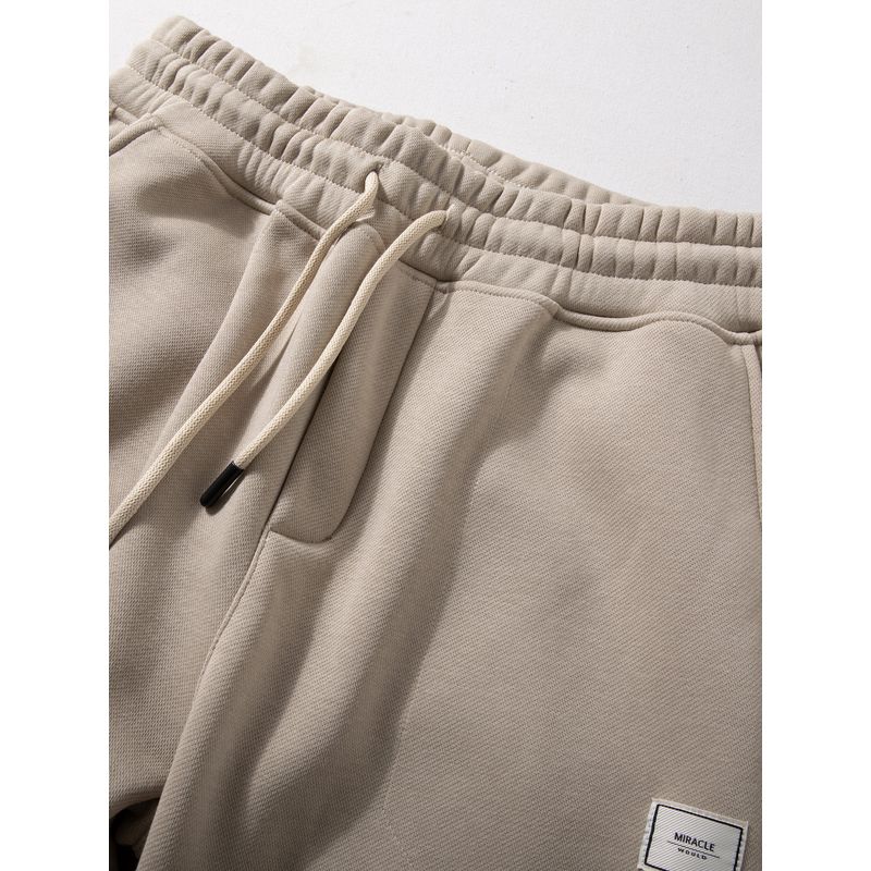 Men's Sweatpants Autumn and Winter New Style Fleece-Lined Thick Warm Loose Casual Versatile Jogger Pants Trendy Long Pants