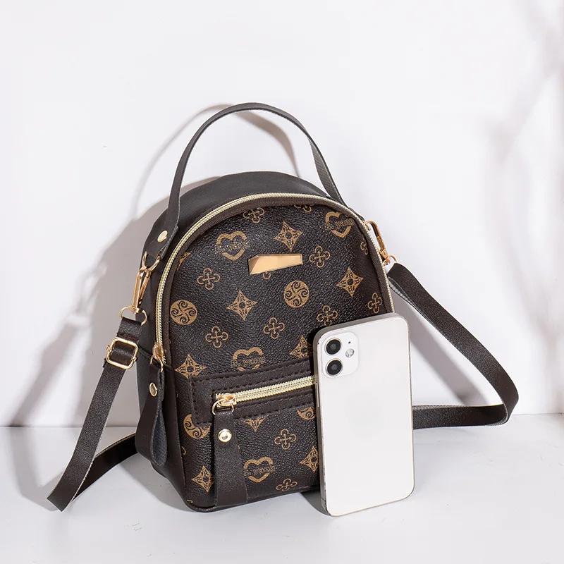 Ladies Floral Backpack  Fresh and Sweet Student School Bag  Feminine Fashion