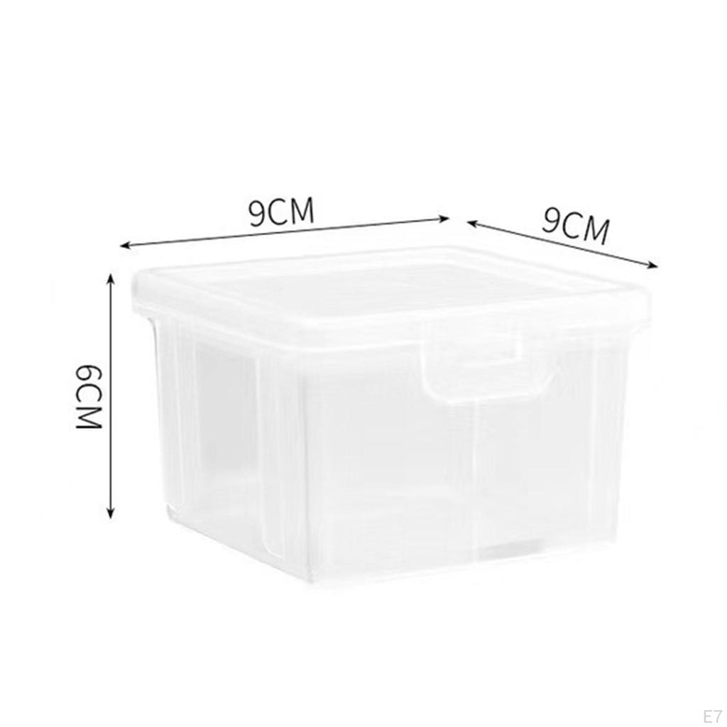 Klarer Gewürz-Aufbewahrungsbehälter mit Deckel für die Küche, transparent