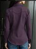 Women's European & American Long-Sleeve Deer Suede Shirt - Spring & Autumn Collection