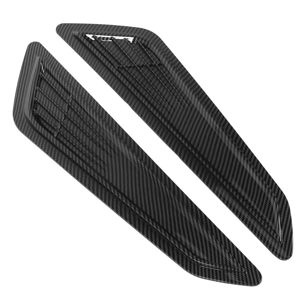 1 Pair Hood Air Vent Scoop Cover Excellent Heat Dissipation Sporty Look Impact Proof Bonnet Air Vent Cover for 1 Series