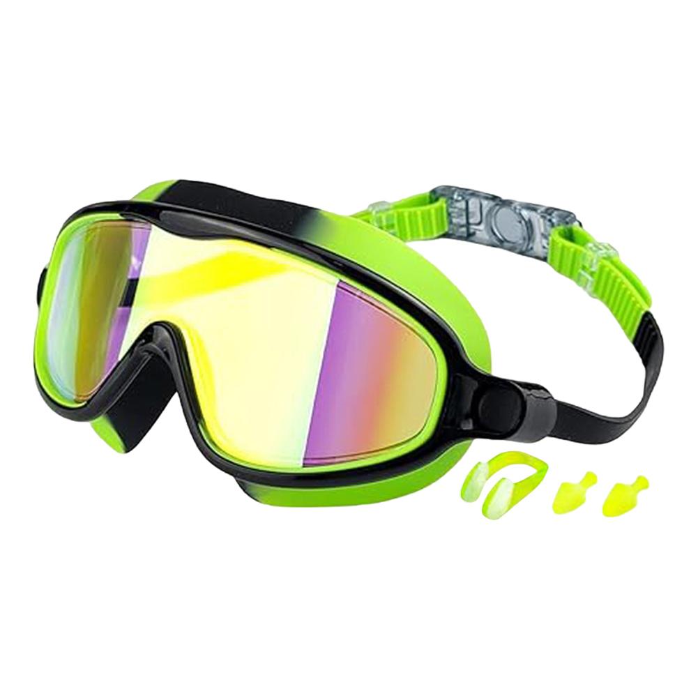 Kids Swimming Goggles No Leaking Pool Goggles with Ear Plugs Nose Clip for Children From 4 To 15 Years Old