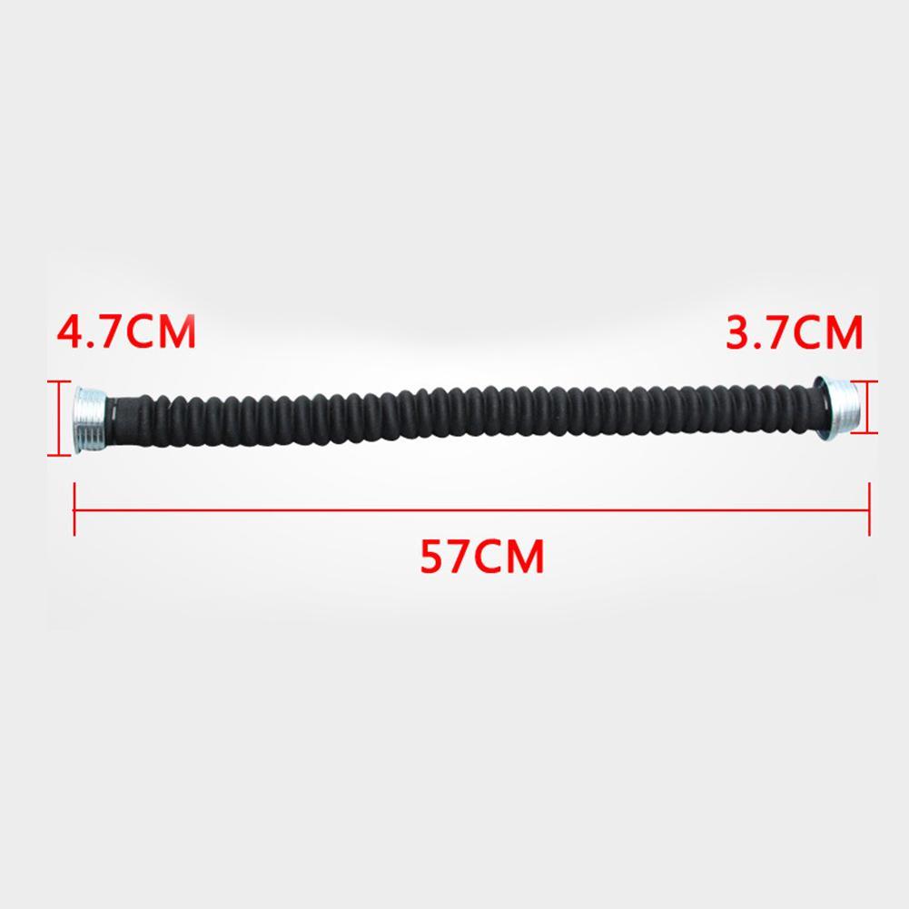 50Cm Connection Pipe Rubber Hose Gas Mask Respirator For Filtering Accessories Painting Sprayin T1R4