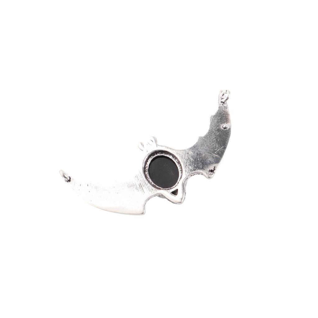 Natural Black Tourmaline Gemstone 925 Sterling Silver Jewelry Pendant 1" For Her CP-33-28