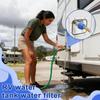 Water Filter For Rv Stainless Steel Faucet Purifier RV Modified Accessory Water Tank Filling Filter For Travel Trailer Caravan