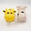 Squeaky Cow Squeeze Toy with Realistic Sound Soft TPR Fidget for Stress Relief & Pranks Cute Farm Animal-Shaped Decompression Gadget for Kids Adults