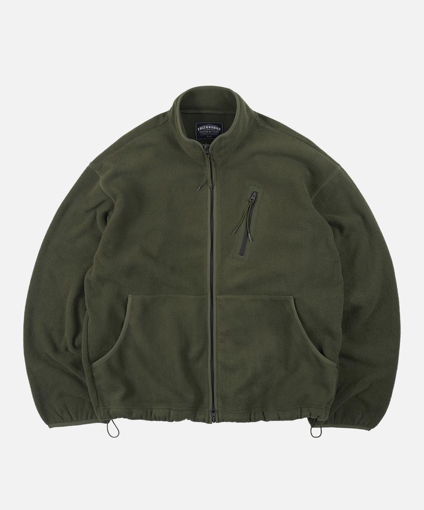 Frizmworks Fleece Zip Up Jacket _ Olive