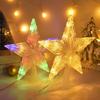 Glowing Christmas Tree Topper Star LED Xmas Atmosphere  Light  Gift