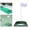 Indoor Golf Putting Cup , CupHole Putter Trainer with Adjustable Hole and Flag, Putters