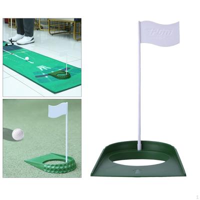 Indoor Golf Putting Cup , CupHole Putter Trainer with Adjustable Hole and Flag, Putters