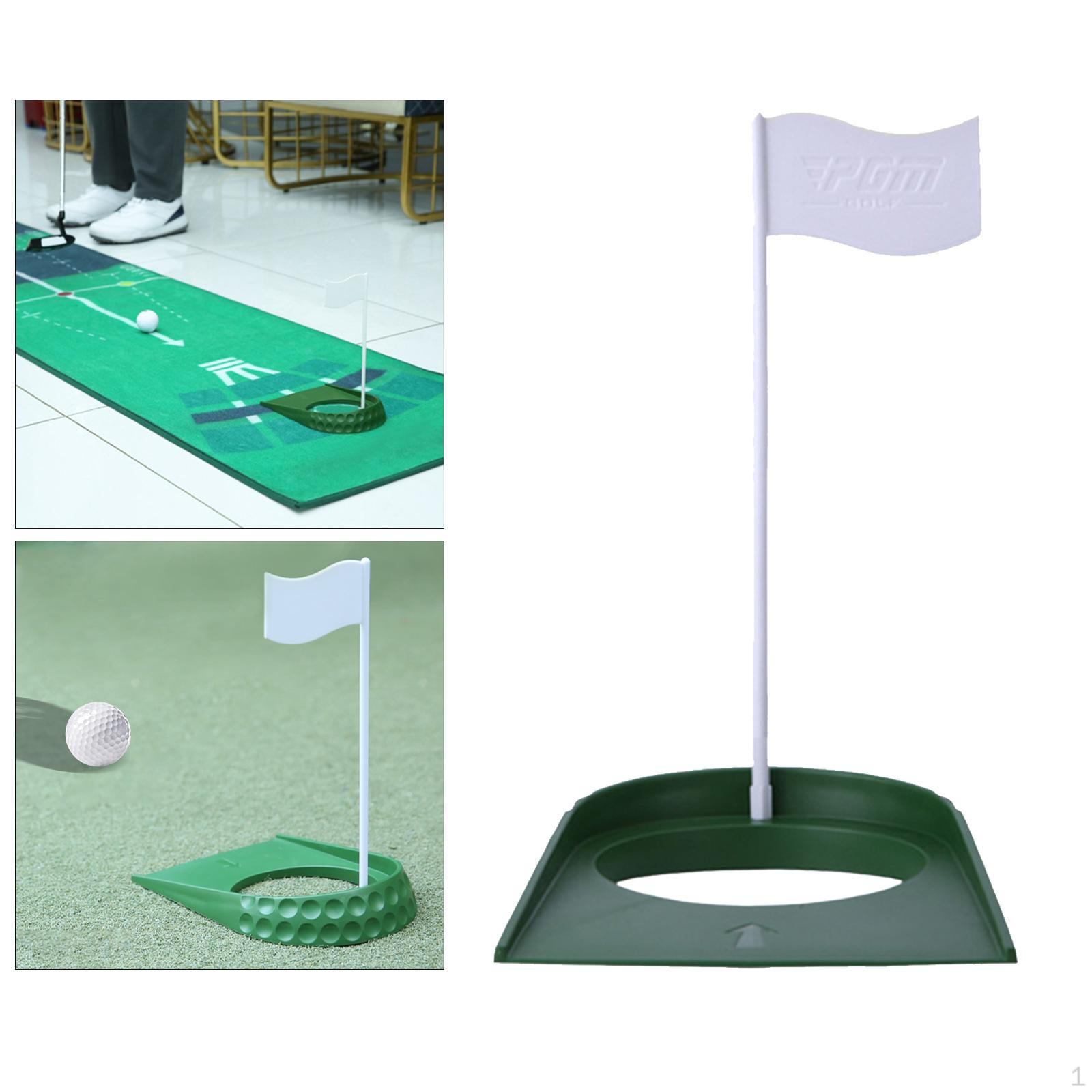 

Indoor Golf Putting Cup , CupHole Putter Trainer with Adjustable Hole and Flag, Putters