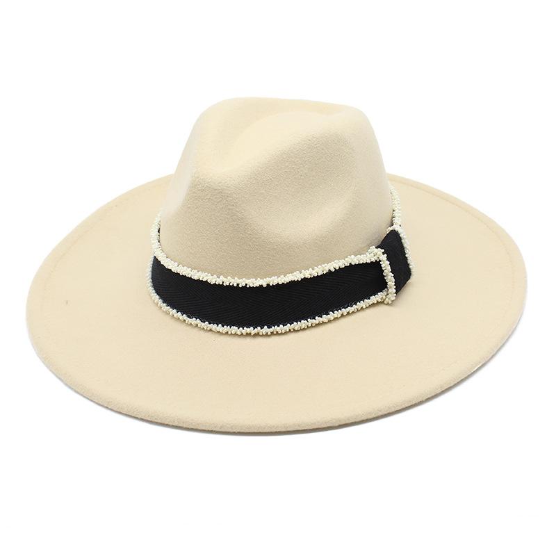 Retro Multi-Color Peach Heart Top Hat, Big-Brimmed Jazz Hat, British Woolen Felt Hat, Men'S And Women'S Top Hat 9.5Cm