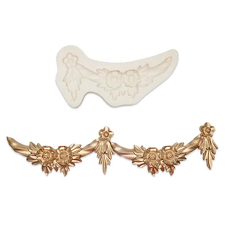 Yueyue Sugarcraft Boder Cake Decoration Silicone Mold Fondant Mold Cake Decorating Tools Chocolate Gumpaste Mold