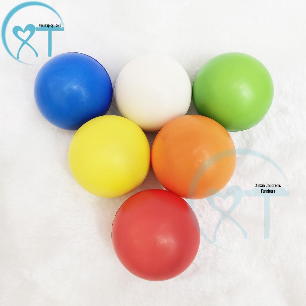 63mm Custom Logo PU Foam Stress Ball for Decompression