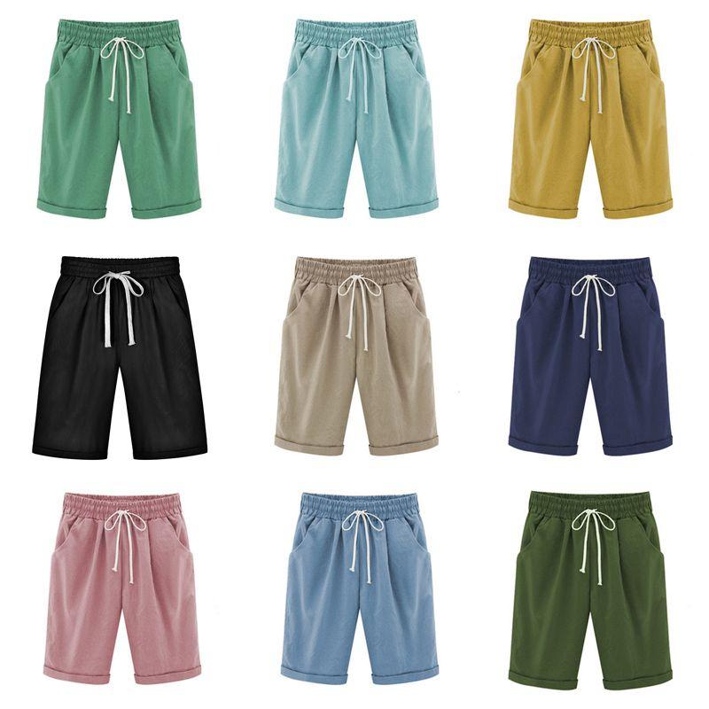 Stylish Women's Loose Summer Mini Drawstring Shorts With Pockets For Casual Comfort