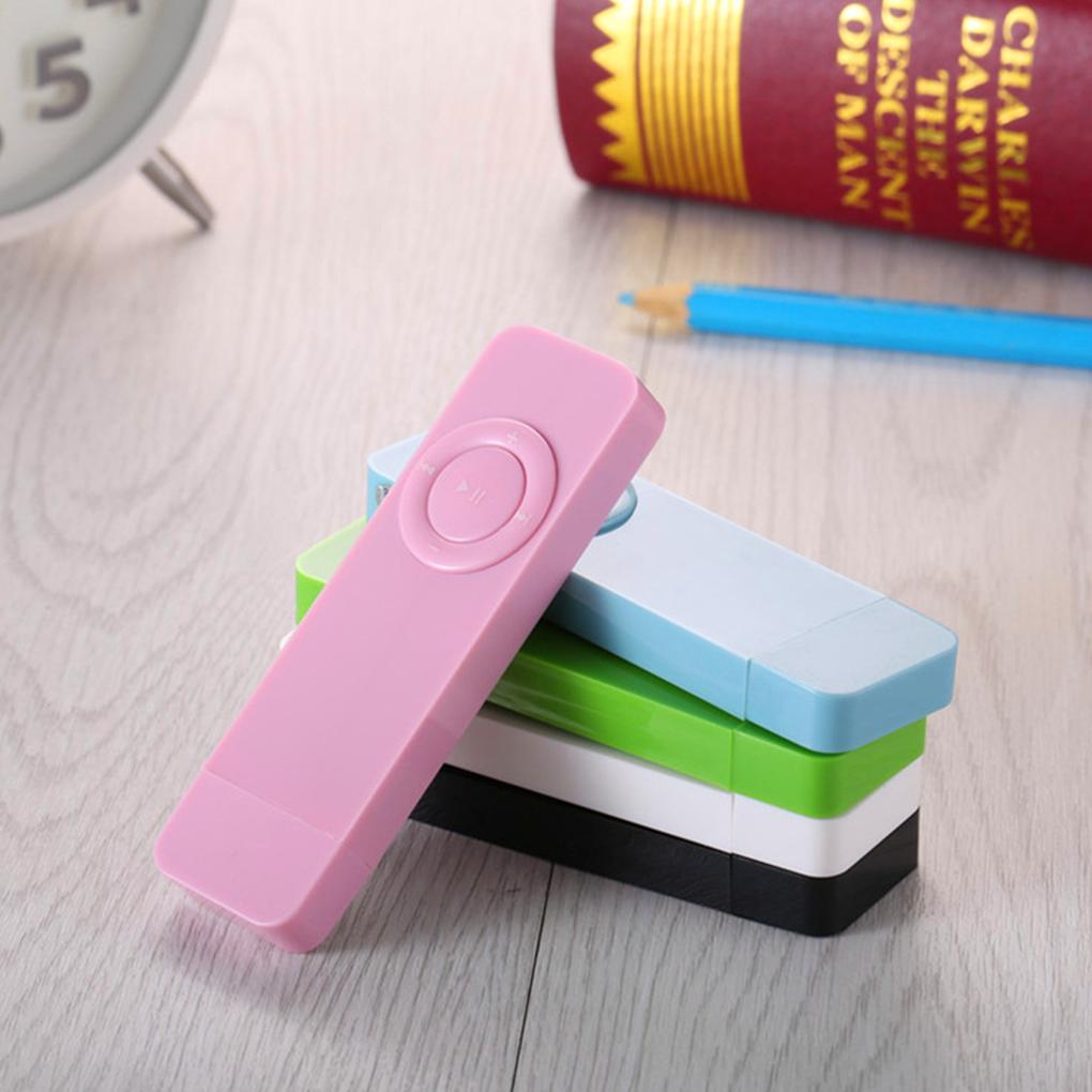 MP3 Player USB 3 5mm Interface Rechargeable Media Player Portable MP3 WMA Playing Device White