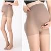 Ultra-Thin Sheer Maternity Tights - Plus Size, Transparent, Core-Spun, Spring/Summer Collection