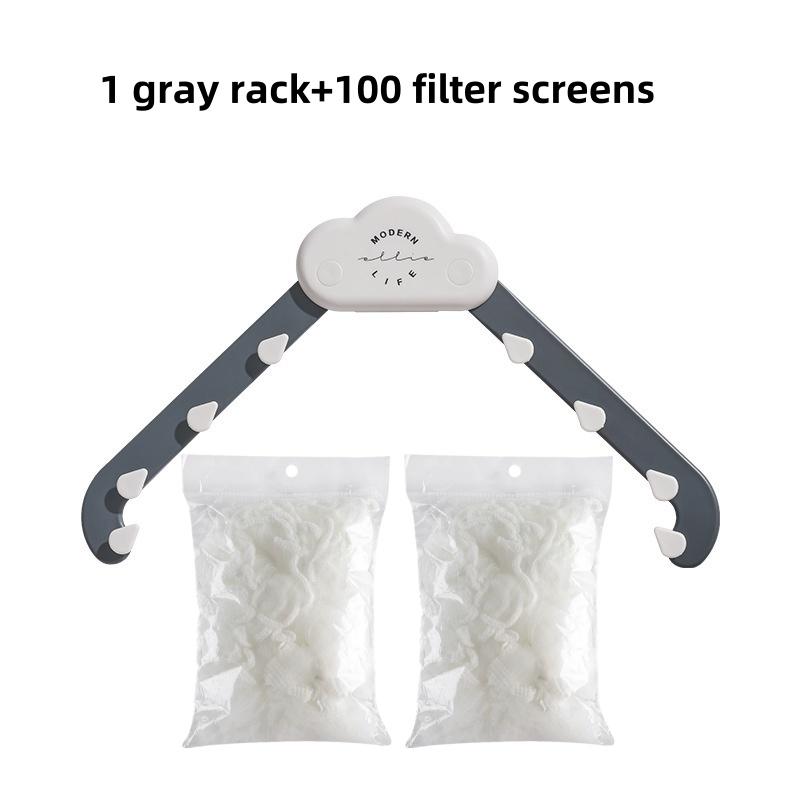 50/100 Stück Sets NEU Spülbeckenablaufgestell Küchenspüle Müllfiltersieb Spüle Einweg-Filterbeutel Auslaufsicher Waschmaschenfilter