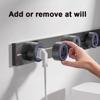 30/60/80/100cm Home & Office Multi-Function USB Adapter Wall Mounted Track Power Socket Power Track Socket