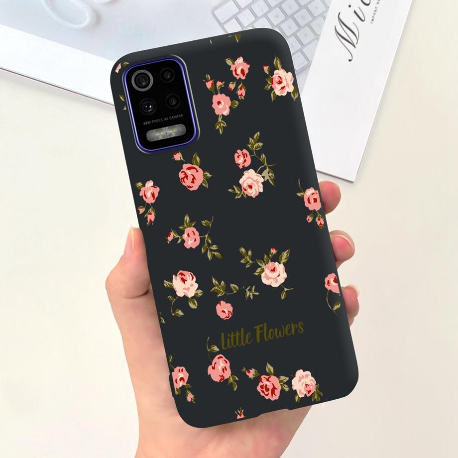 For LG K52 Q52 2020 Phone Case Soft Matte Silicone Capa For LGK52 LGQ52 2020 Funda Goothic Style Cartoon Back Cover Cute Pattern