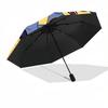 1pz Ombrello Pieghevole Automatico Apri/Chiudi Musica Minions, Struttura a 8 Stecche Antivento, Ombrello Leggero da Viaggio per Donne/Uomini,a0903203