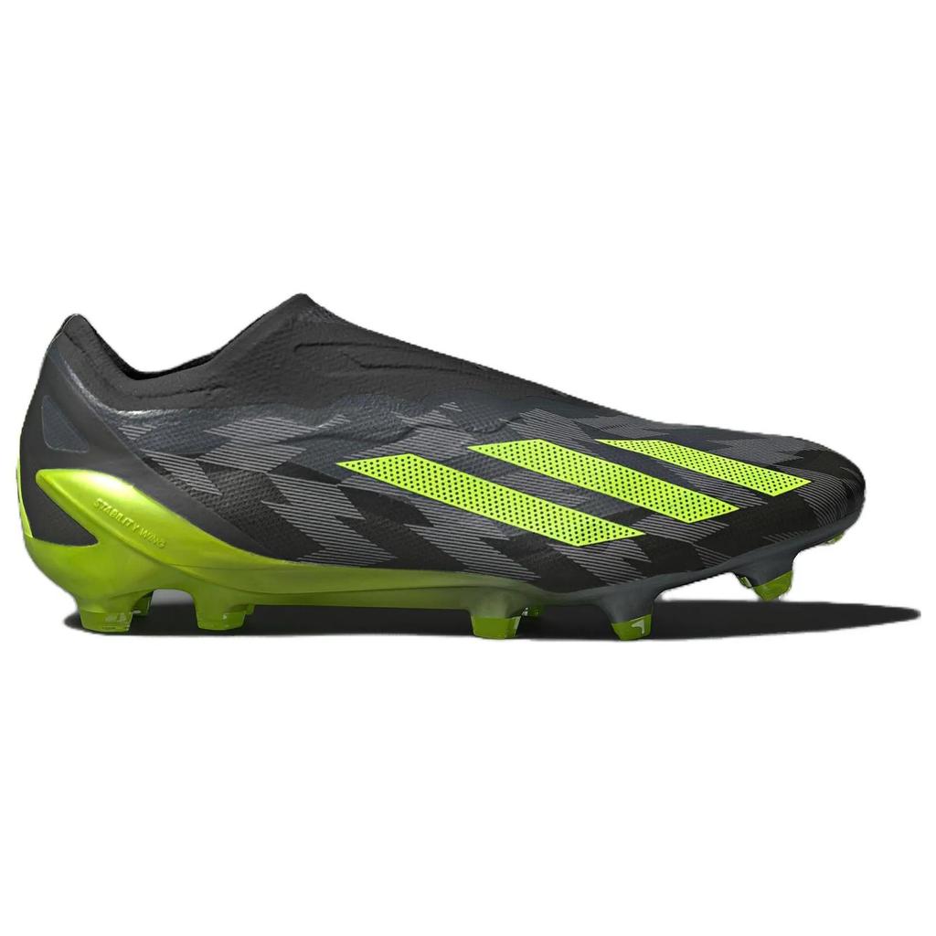 adidas Crazyfast Injection.1 Laceless FG 'Crazycharged Pack' (Unisex) Core Black / Team Solar Yellow / Grey Five Soccer Shoes IG0765