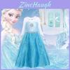 Vestido de Princesa Elsa Para Niñas Disfraz de Halloween Vestido de Cuento de Hadas para Niños