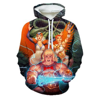 2026 He Man And The Masters Of Universe Hoodies Anime 3D Printed Men Women Sweatshirts Oversized Hoodie Pullovers Tracksuits