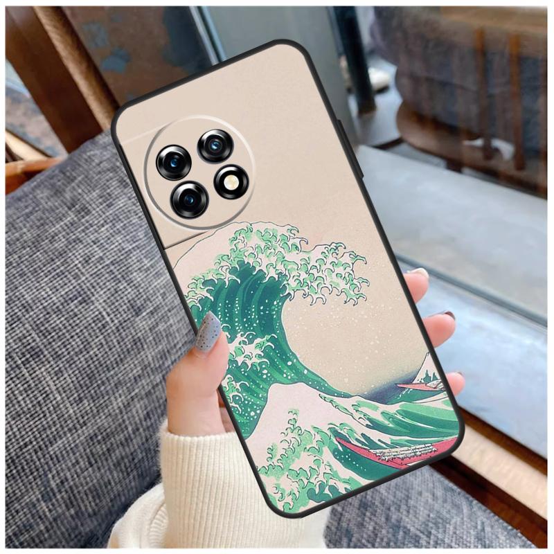 The Great Wave Off Kanagawa Case For OnePlus 13R 13s 12R 10T 13 12 11 10 9 Pro Nord 5 CE 2 3 4 Lite N10 N20 N30 Coque