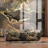 Gold-Plated Marble-Style Waterproof Wall Stickers for TV Backgrounds