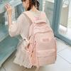 Schoolbag Junior High School High School College Student Schoolbag New Large Capacity Multi-layer Backpack Outdoor Leisure Travel Backpack Women