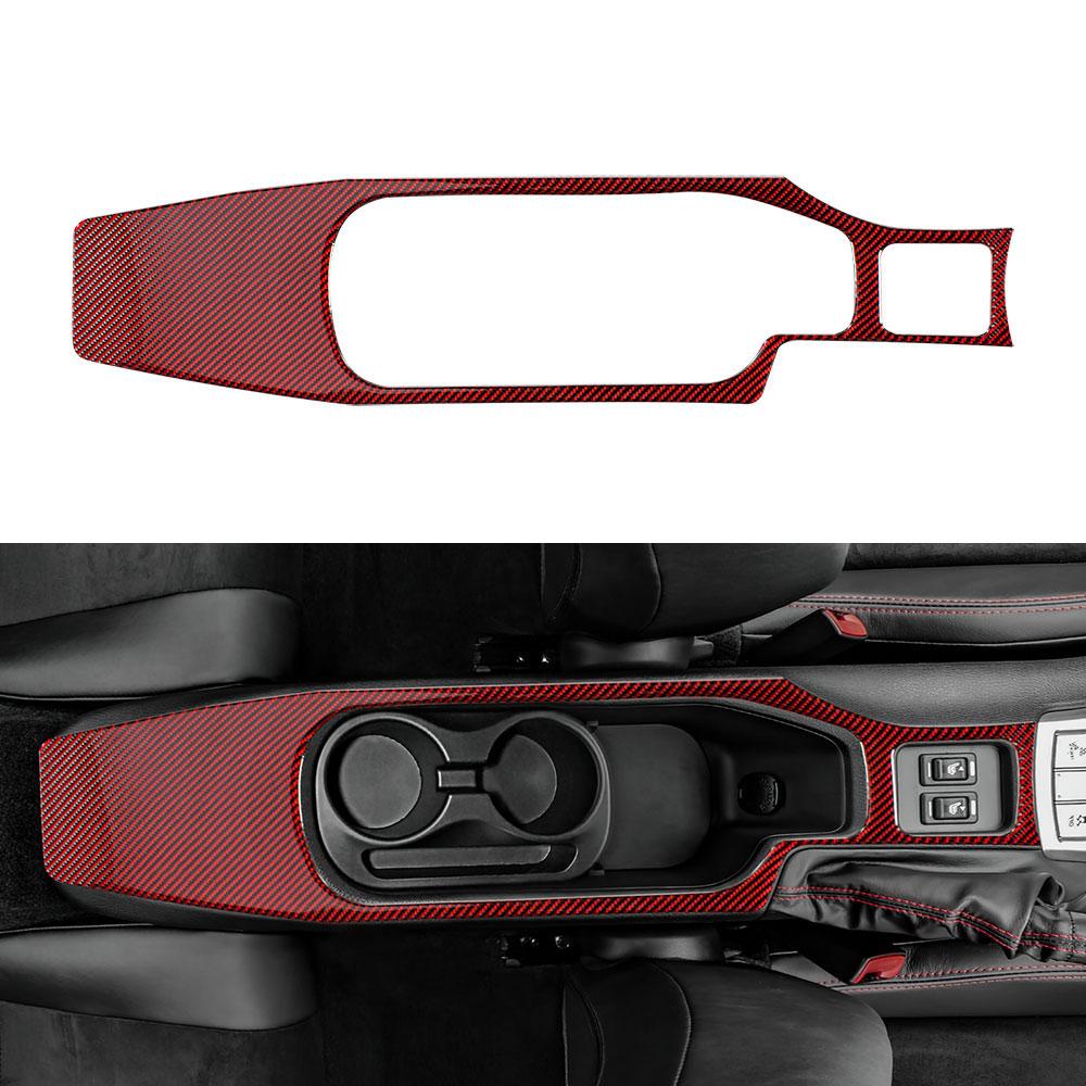 

Real Soft Carbon Fiber Sticker for Subaru BRZ Toyota GT86 2016 2017 2018 2019 2020 LHD RHD Car Central Control Water Cup Trim