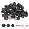 58 Pcs Faucet Washers with Brass Screws Faucet Washers Repair Kit Flat and Beveled O-ring for Kitchen Tap Or Bathroom Sink Leak