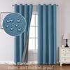 Shaoxing Keqiao Curtains Thickened 100% Shading Waterproof Full Shading Imitation Linen Curtains