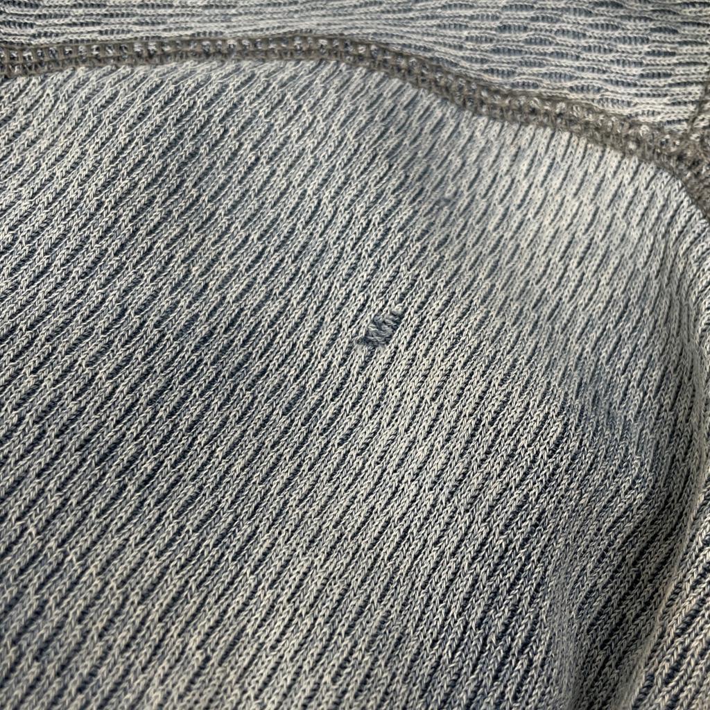 RRL Indigo Henley Neck Waffle T-Shirt tops M IndigoUsed