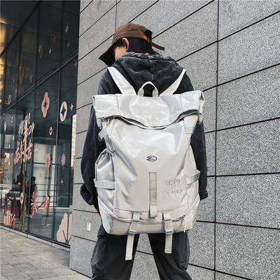 Plecak Roll-Up męski Outdoor Travel Fitness Bagażowy Plecak Studencki Tornister