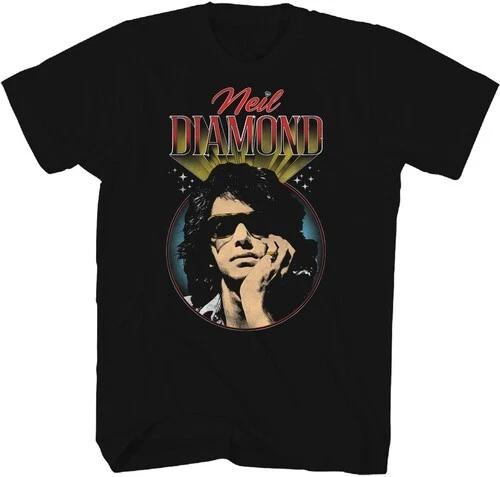 Neil Diamond - Neil Diamond - Vintage Photo T-Shirt - Medium Black 37191004A2 [N XXXXL