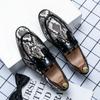 FashionMen's Pu Leather Shoes Casual Tassel Loafers Men Dress Shoes Fashion Spring Autumn Wedding Formal Flats Male Vintage Moccasins
