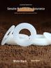 Durable Nylon Insulation Washers - Black & White, Round Flat Plastic (Sizes M3-M20)