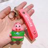 Anime Spongebob Squarepants Keychain Patrick Star Kawaii PVC Toys keychain Backpack charm Birthday Gift For Kid