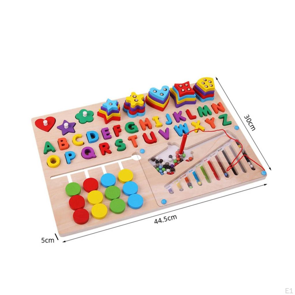 Sorting Board with Beads Fine Motor ChildCentered Learning Matching Educational Toy for
