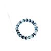 10mm Gradient Cat's Eye Crystal Lampwork Bracelet with Niche Design