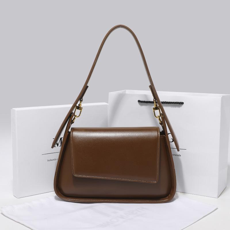 Leren high-end damestas nieuwe schoudertas schoudertas kleine tas veelzijdige damestas cadeau handtas