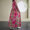 Vintage Long Skirt Flesh Covering Dress
